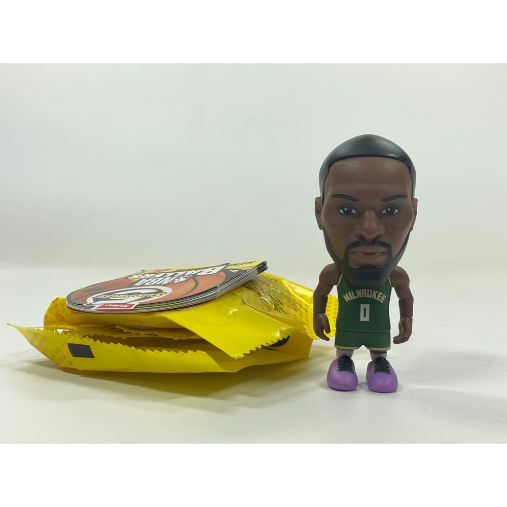 ZURU NBA Ballers Series 2 Milwaukee Bucks Damian Lillard Green Uniform, NEW-OPEN